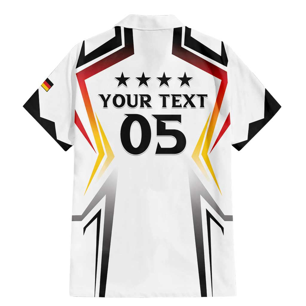 Custom Germany 2024 Football Family Matching Mermaid Dress and Hawaiian Shirt Go Champions Nationalelf White Version LT05 - Wonder Print Shop