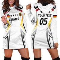 Custom Germany 2024 Football Hoodie Dress Go Champions Nationalelf White Version LT05 - Wonder Print Shop