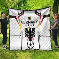 Germany 2024 Football Quilt Go Champions Nationalelf White Version LT05 - Wonder Print Shop