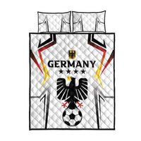 Germany 2024 Football Quilt Bed Set Go Champions Nationalelf White Version LT05 - Wonder Print Shop