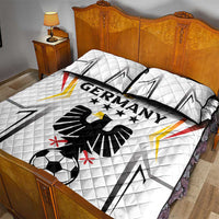 Germany 2024 Football Quilt Bed Set Go Champions Nationalelf White Version LT05 - Wonder Print Shop