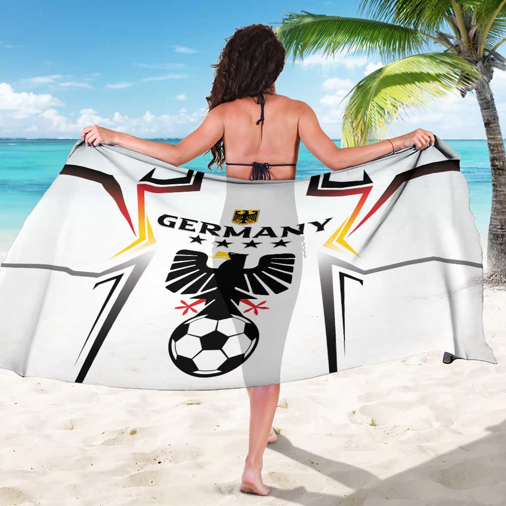 Germany 2024 Football Sarong Go Champions Nationalelf White Version LT05 - Wonder Print Shop