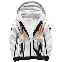 Custom Germany 2024 Football Sherpa Hoodie Go Champions Nationalelf White Version LT05 - Wonder Print Shop