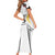 Custom Germany 2024 Football Short Sleeve Bodycon Dress Go Champions Nationalelf White Version LT05 - Wonder Print Shop