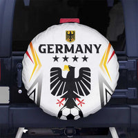 Germany 2024 Football Spare Tire Cover Go Champions Nationalelf White Version LT05 - Wonder Print Shop