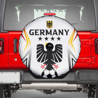 Germany 2024 Football Spare Tire Cover Go Champions Nationalelf White Version LT05 - Wonder Print Shop