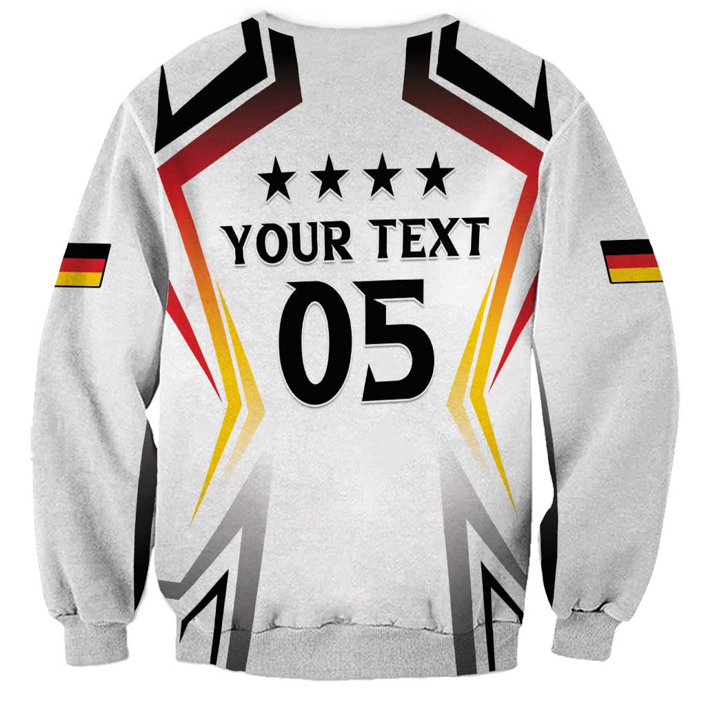 Custom Germany 2024 Football Sweatshirt Go Champions Nationalelf White Version LT05 - Wonder Print Shop