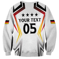 Custom Germany 2024 Football Sweatshirt Go Champions Nationalelf White Version LT05 - Wonder Print Shop