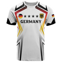 Custom Germany 2024 Football T Shirt Go Champions Nationalelf White Version LT05 - Wonder Print Shop