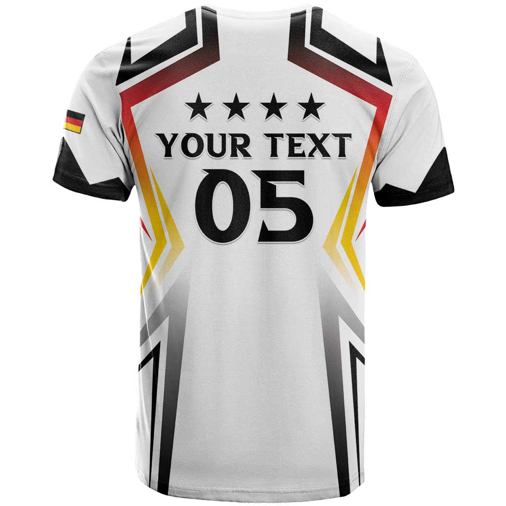 Custom Germany 2024 Football T Shirt Go Champions Nationalelf White Version LT05 - Wonder Print Shop