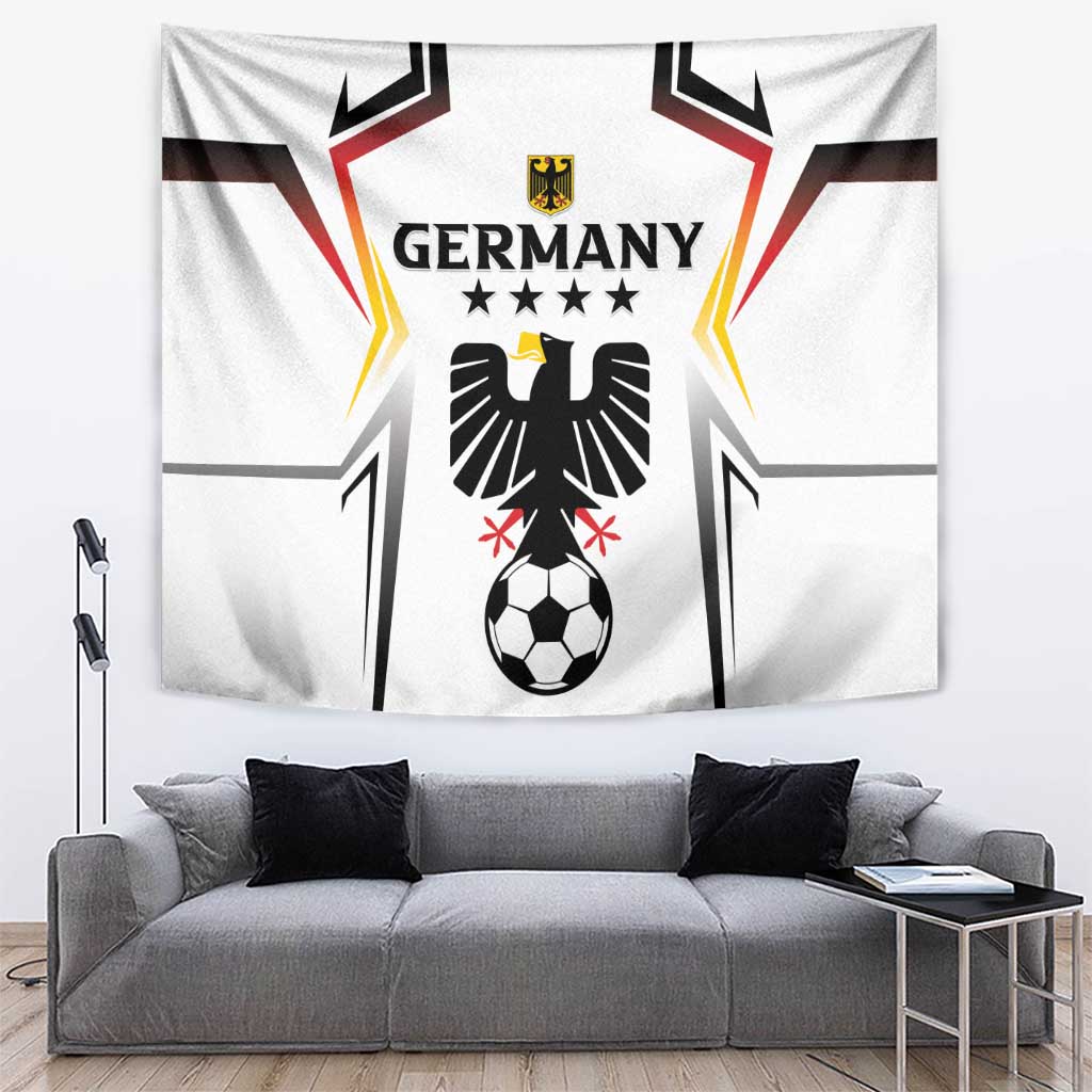 Germany 2024 Football Tapestry Go Champions Nationalelf White Version LT05 - Wonder Print Shop