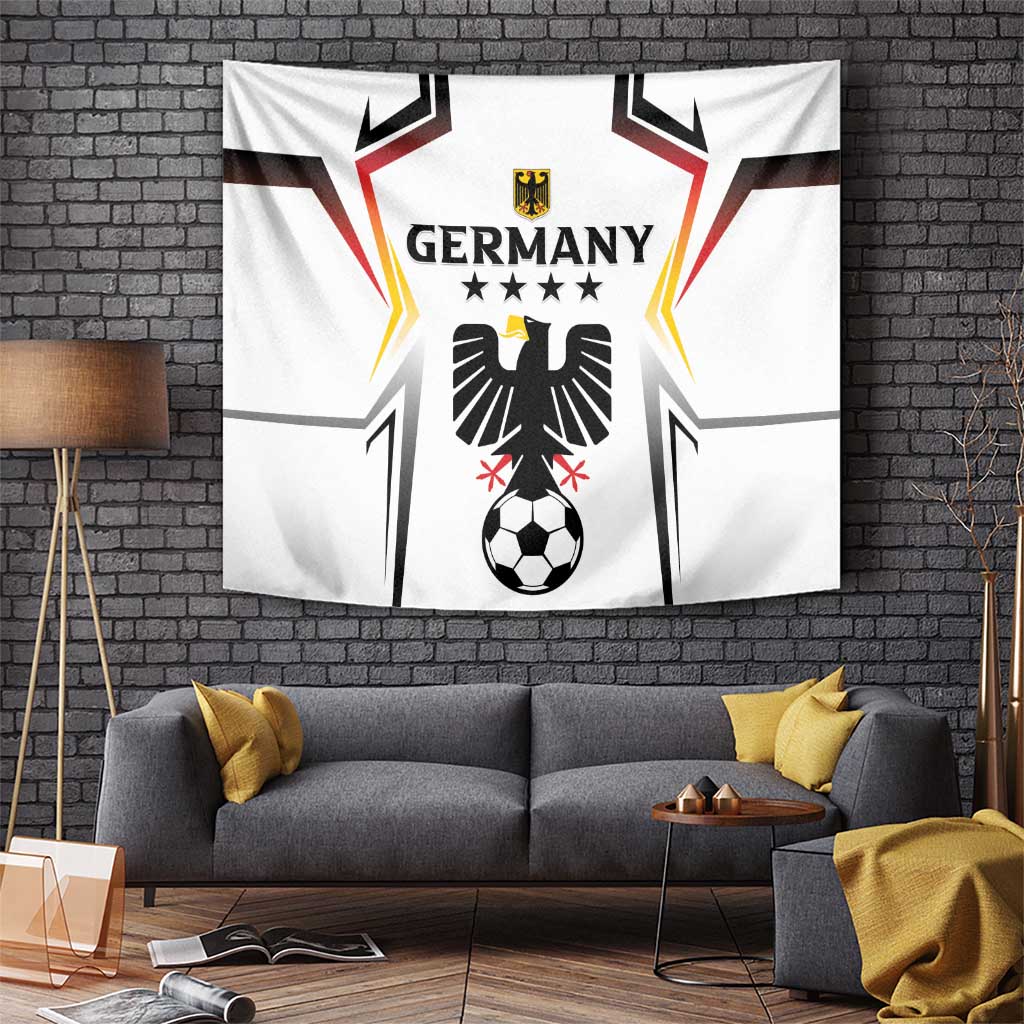 Germany 2024 Football Tapestry Go Champions Nationalelf White Version LT05 - Wonder Print Shop