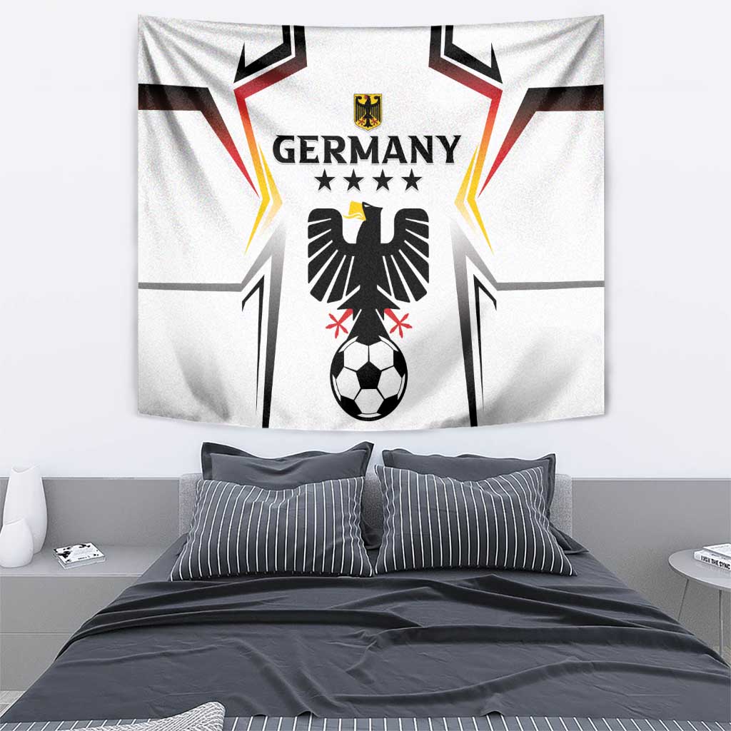 Germany 2024 Football Tapestry Go Champions Nationalelf White Version LT05 - Wonder Print Shop