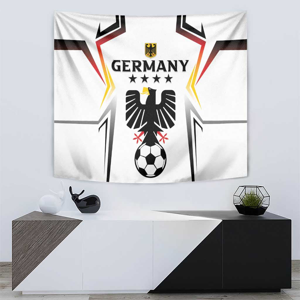 Germany 2024 Football Tapestry Go Champions Nationalelf White Version LT05 - Wonder Print Shop