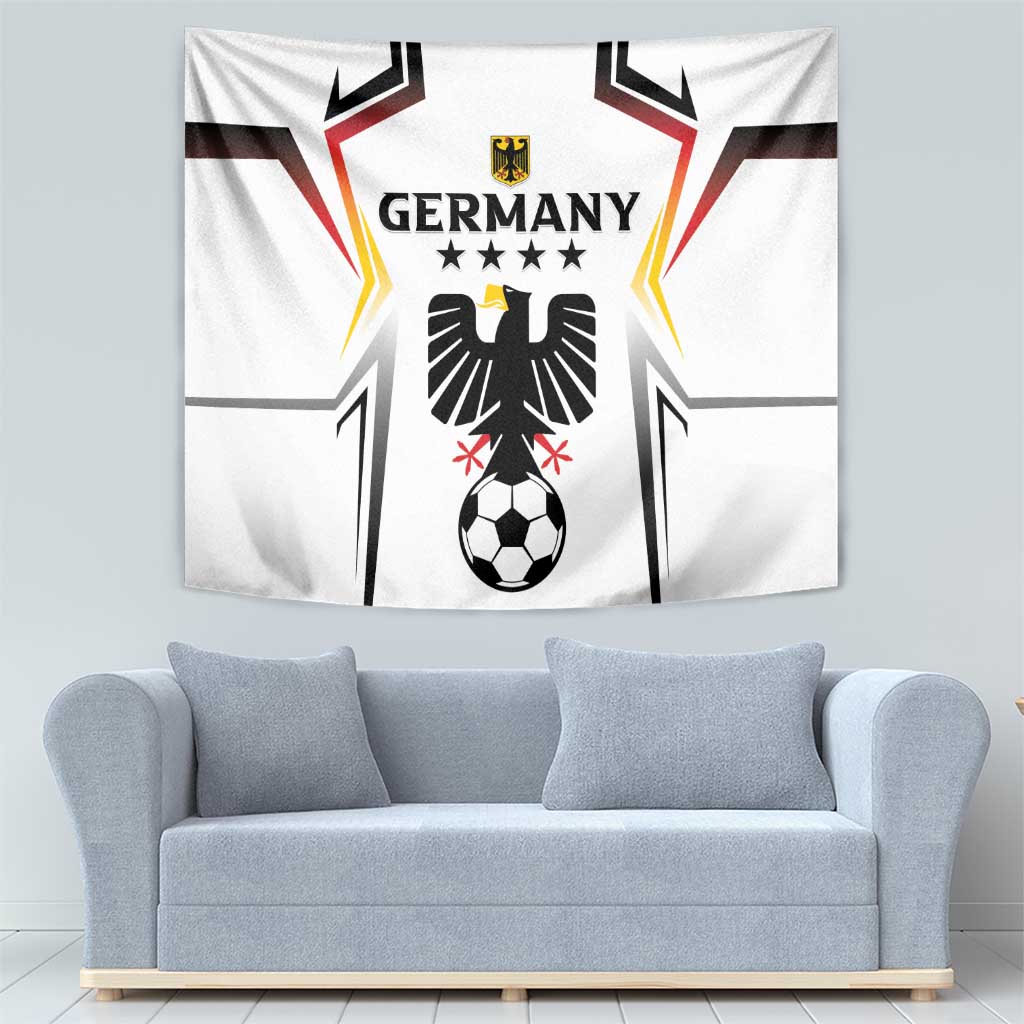 Germany 2024 Football Tapestry Go Champions Nationalelf White Version LT05 - Wonder Print Shop