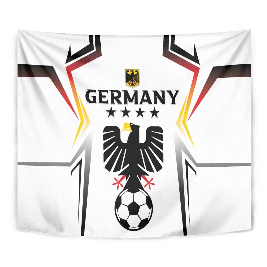Germany 2024 Football Tapestry Go Champions Nationalelf White Version LT05 - Wonder Print Shop