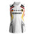Custom Germany 2024 Football Women Sleeveless Polo Shirt Go Champions Nationalelf White Version LT05 - Wonder Print Shop