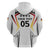 Custom Germany 2024 Football Zip Hoodie Go Champions Nationalelf White Version LT05 - Wonder Print Shop