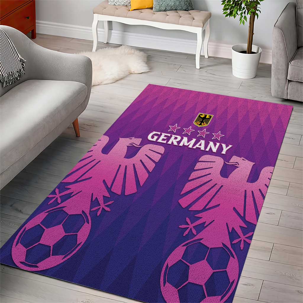 Germany 2024 Football Area Rug Go Champions Nationalelf Pink Version LT05 - Wonder Print Shop