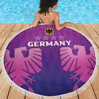 Germany 2024 Football Beach Blanket Go Champions Nationalelf Pink Version LT05 - Wonder Print Shop