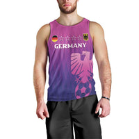 Custom Germany 2024 Football Men Tank Top Go Champions Nationalelf Pink Version LT05 - Wonder Print Shop
