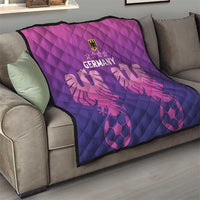 Germany 2024 Football Quilt Go Champions Nationalelf Pink Version LT05 - Wonder Print Shop