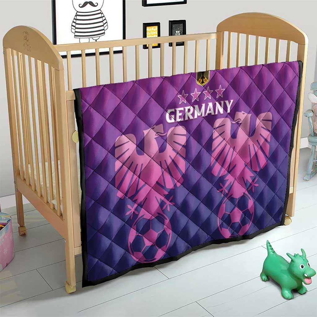 Germany 2024 Football Quilt Go Champions Nationalelf Pink Version LT05 - Wonder Print Shop