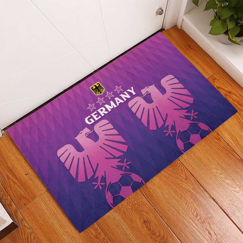 Germany 2024 Football Rubber Doormat Go Champions Nationalelf Pink Version LT05 - Wonder Print Shop
