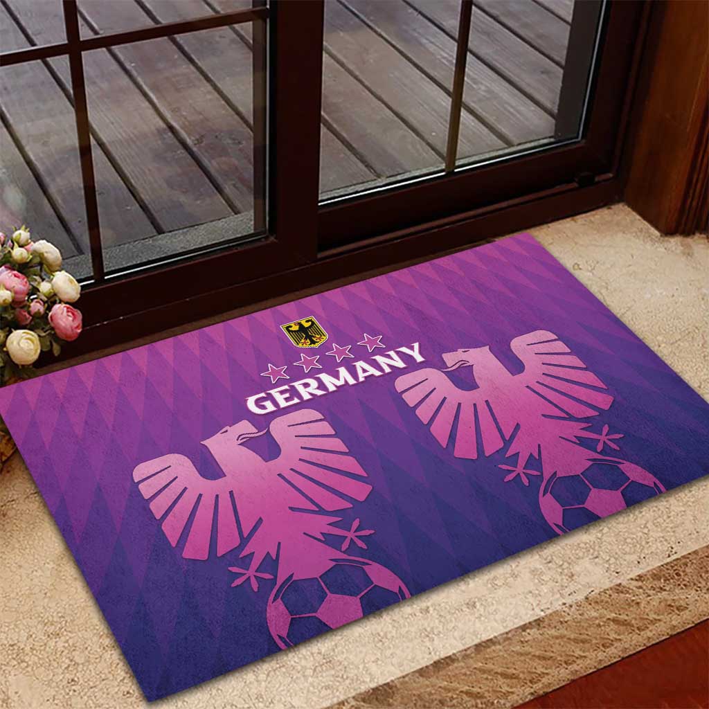 Germany 2024 Football Rubber Doormat Go Champions Nationalelf Pink Version LT05 - Wonder Print Shop