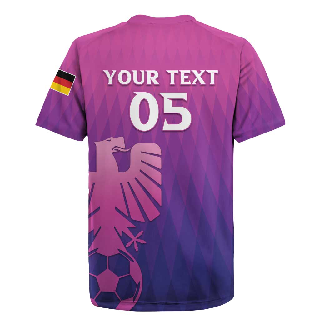 Custom Germany 2024 Football Rugby Jersey Go Champions Nationalelf Pink Version LT05 - Wonder Print Shop