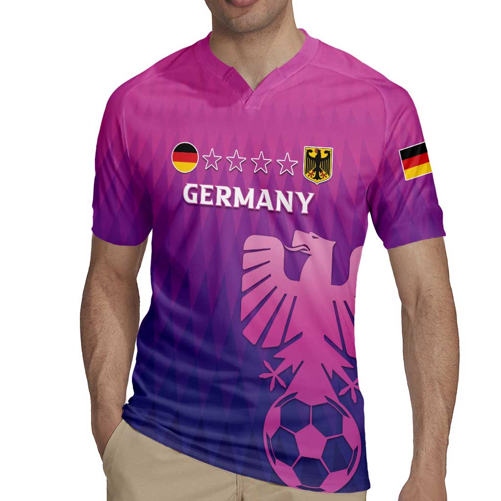 Custom Germany 2024 Football Rugby Jersey Go Champions Nationalelf Pink Version LT05 - Wonder Print Shop