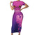 Custom Germany 2024 Football Short Sleeve Bodycon Dress Go Champions Nationalelf Pink Version LT05 - Wonder Print Shop