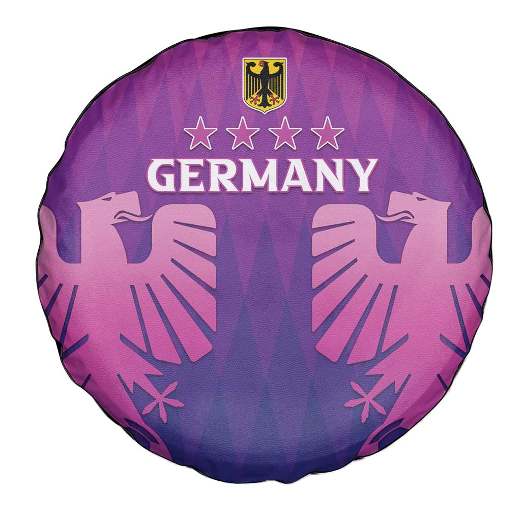 Germany 2024 Football Spare Tire Cover Go Champions Nationalelf Pink Version LT05 - Wonder Print Shop