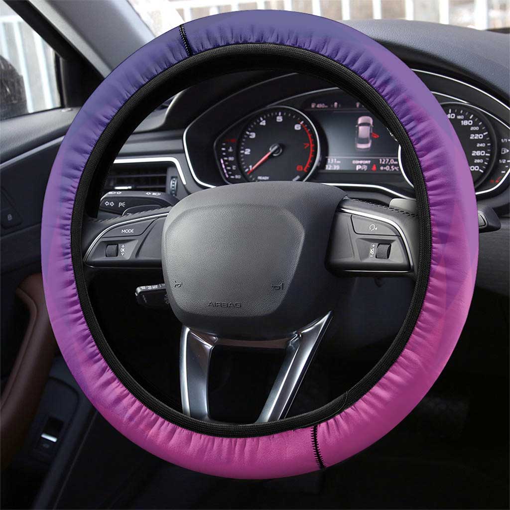 Germany 2024 Football Steering Wheel Cover Go Champions Nationalelf Pink Version LT05 - Wonder Print Shop