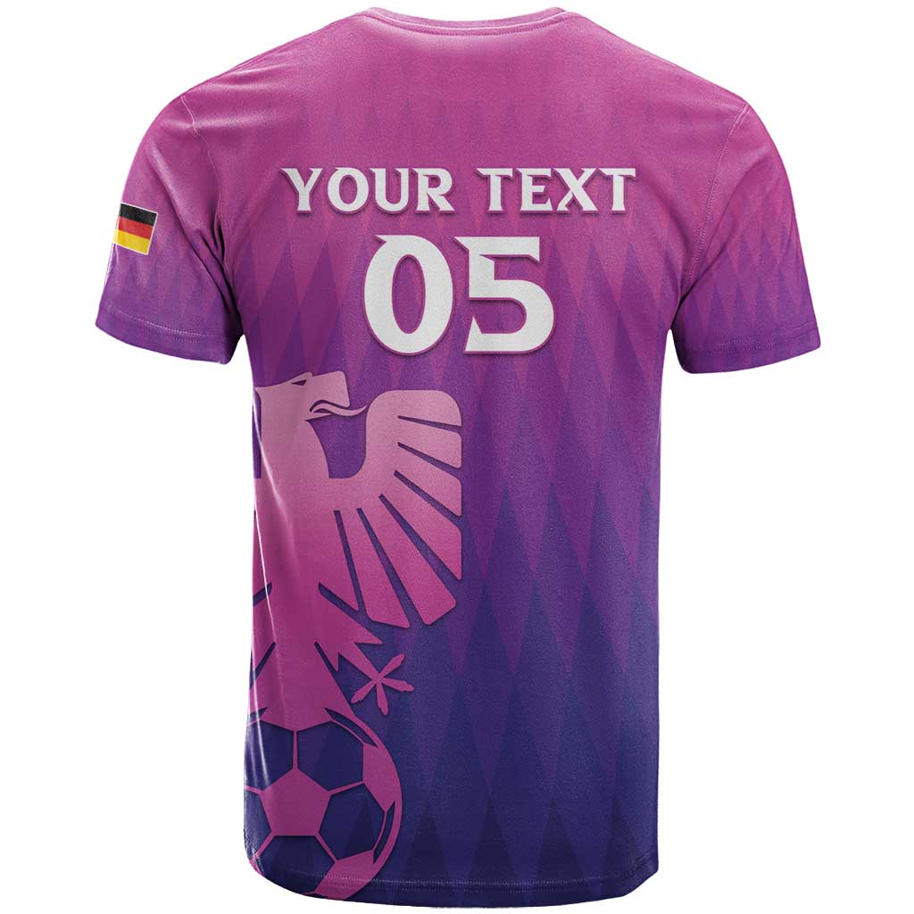 Custom Germany 2024 Football T Shirt Go Champions Nationalelf Pink Version LT05 - Wonder Print Shop