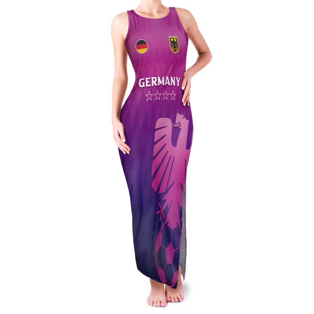 Custom Germany 2024 Football Tank Maxi Dress Go Champions Nationalelf Pink Version LT05 - Wonder Print Shop
