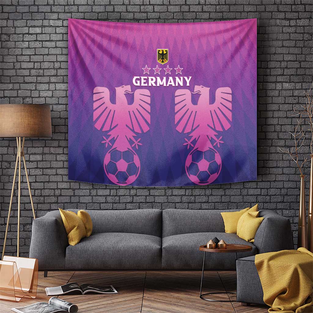 Germany 2024 Football Tapestry Go Champions Nationalelf Pink Version LT05 - Wonder Print Shop