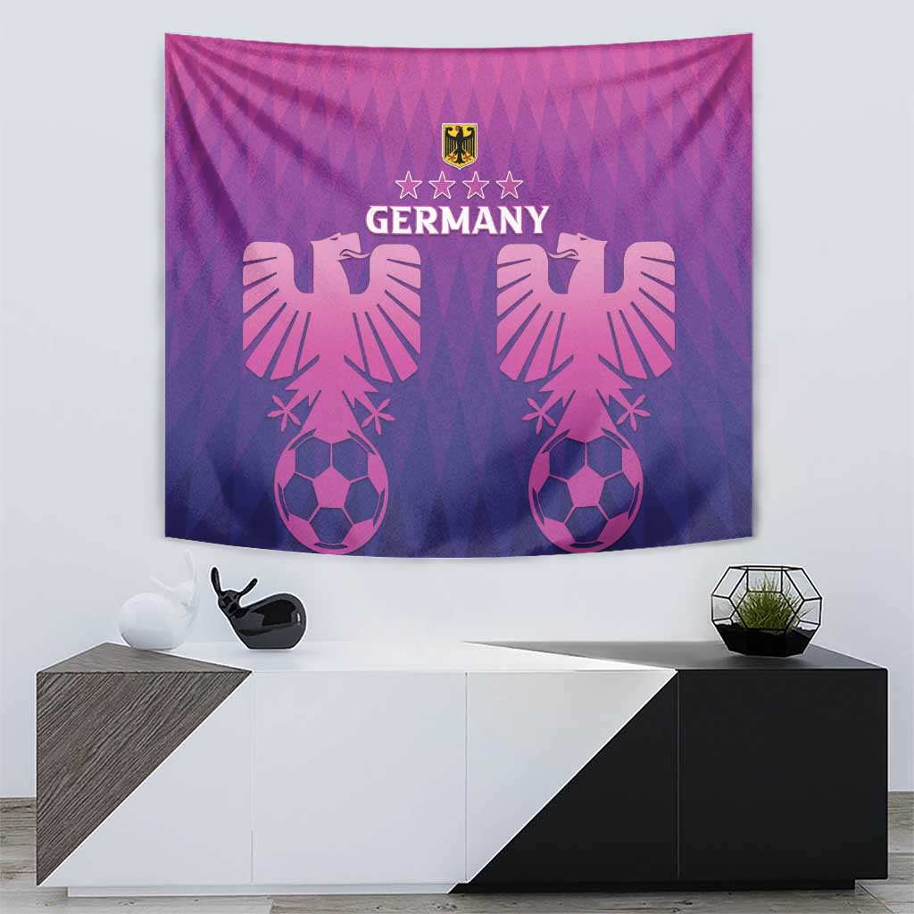 Germany 2024 Football Tapestry Go Champions Nationalelf Pink Version LT05 - Wonder Print Shop