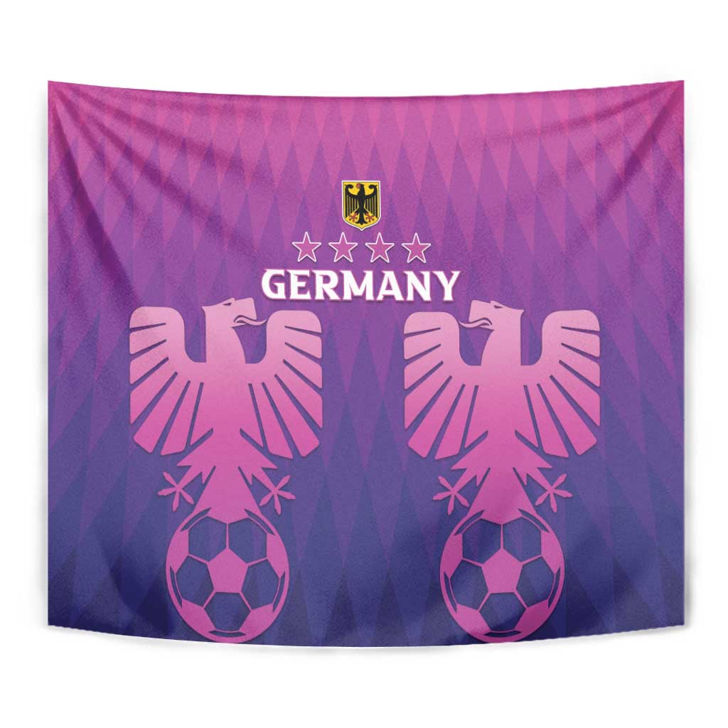 Germany 2024 Football Tapestry Go Champions Nationalelf Pink Version LT05 - Wonder Print Shop