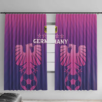 Germany 2024 Football Window Curtain Go Champions Nationalelf Pink Version LT05 - Wonder Print Shop