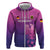 Custom Germany 2024 Football Zip Hoodie Go Champions Nationalelf Pink Version LT05 - Wonder Print Shop