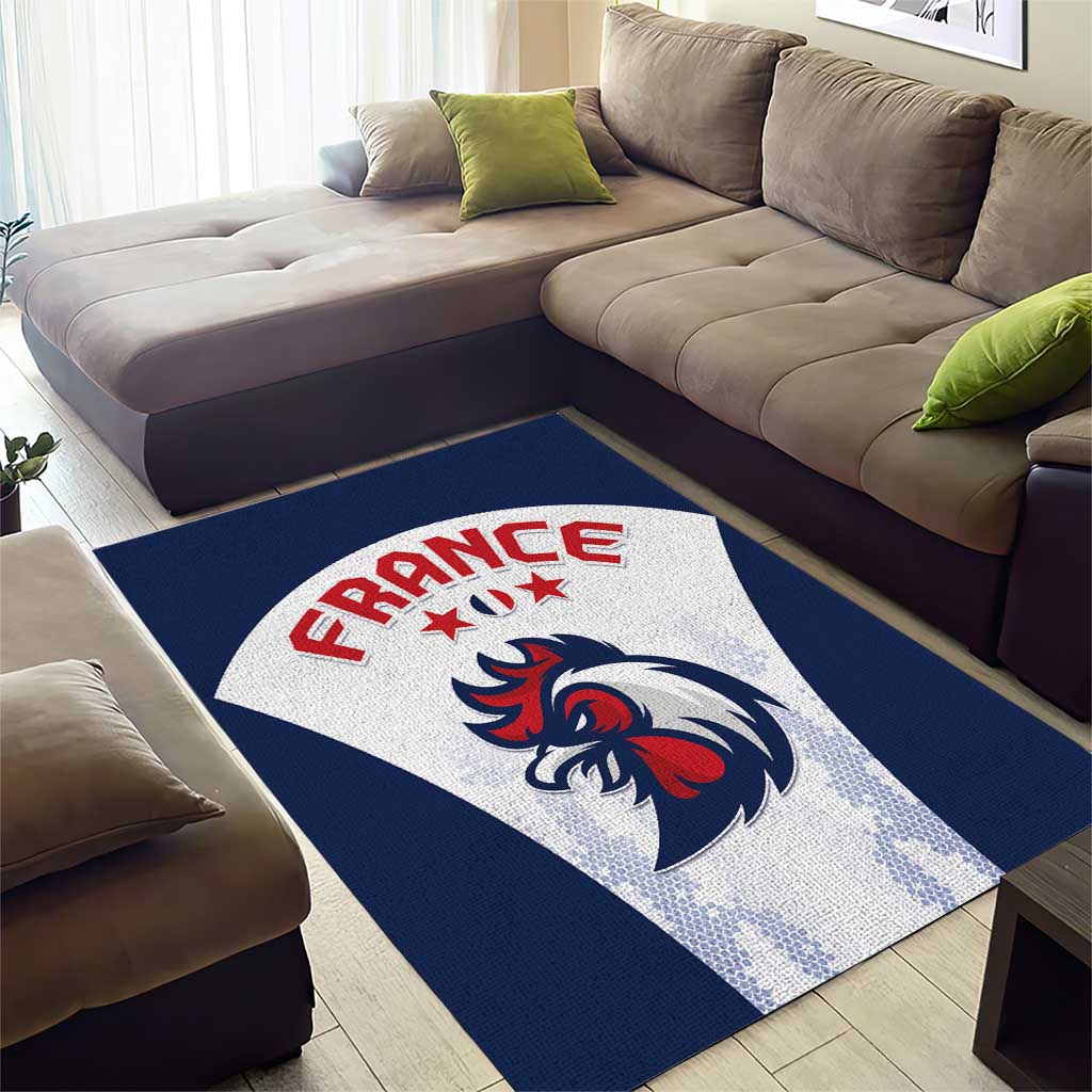 France 2024 Football Area Rug Go Champions Les Bleus LT05 - Wonder Print Shop