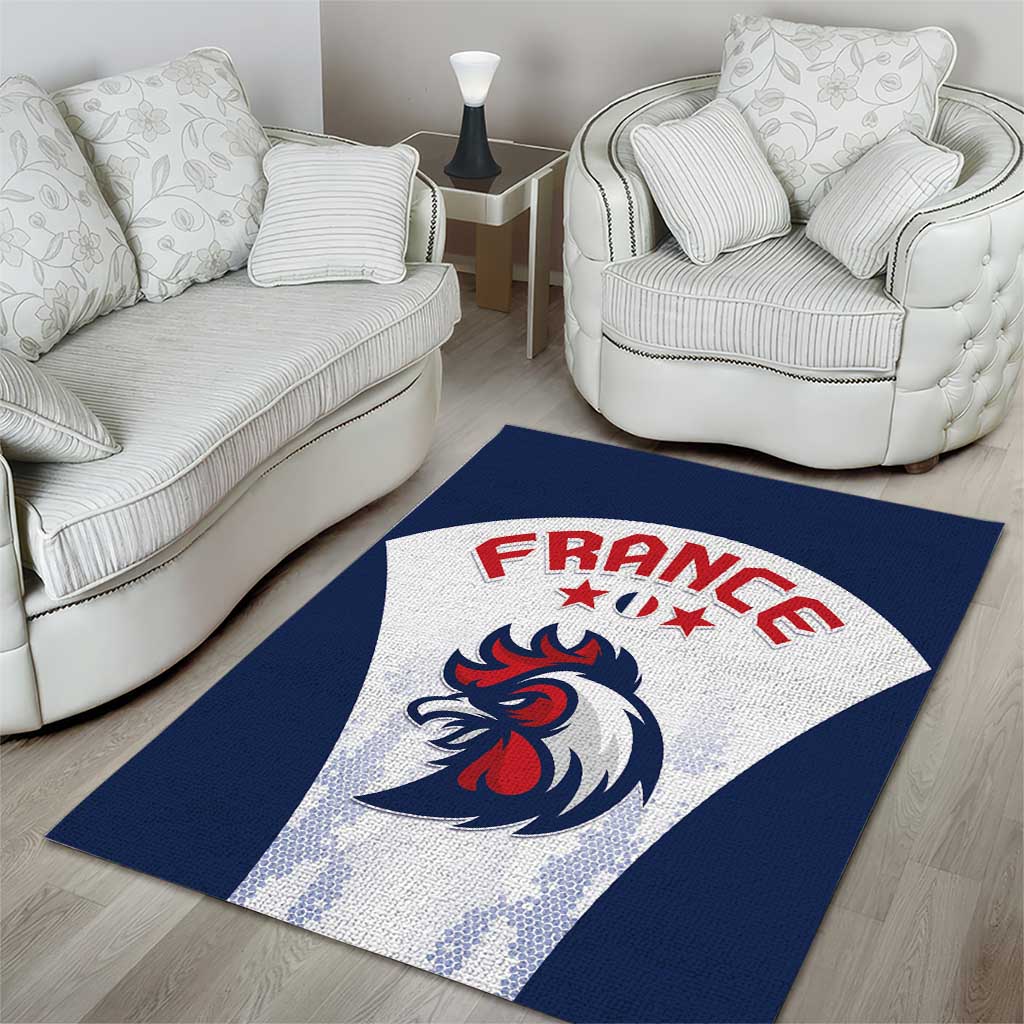 France 2024 Football Area Rug Go Champions Les Bleus LT05 - Wonder Print Shop
