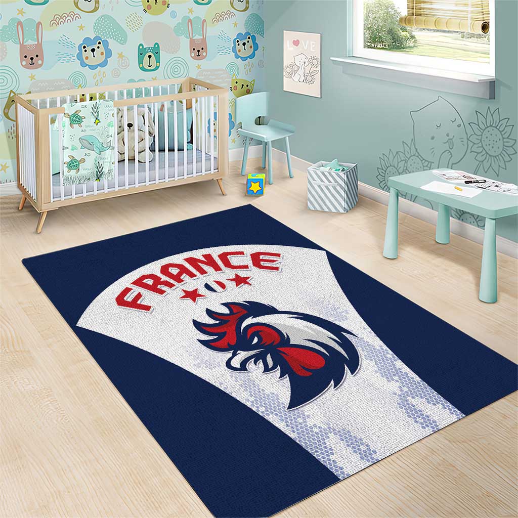 France 2024 Football Area Rug Go Champions Les Bleus LT05 - Wonder Print Shop