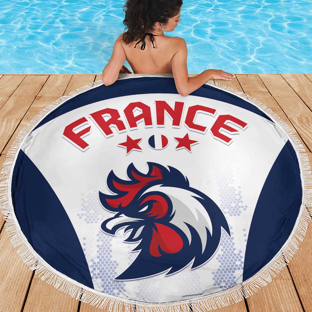 France 2024 Football Beach Blanket Go Champions Les Bleus LT05 - Wonder Print Shop