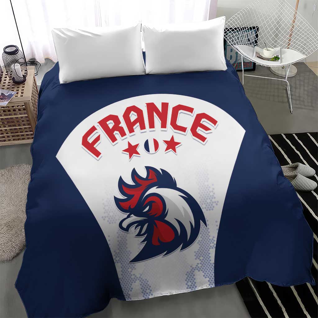 France 2024 Football Bedding Set Go Champions Les Bleus LT05 - Wonder Print Shop