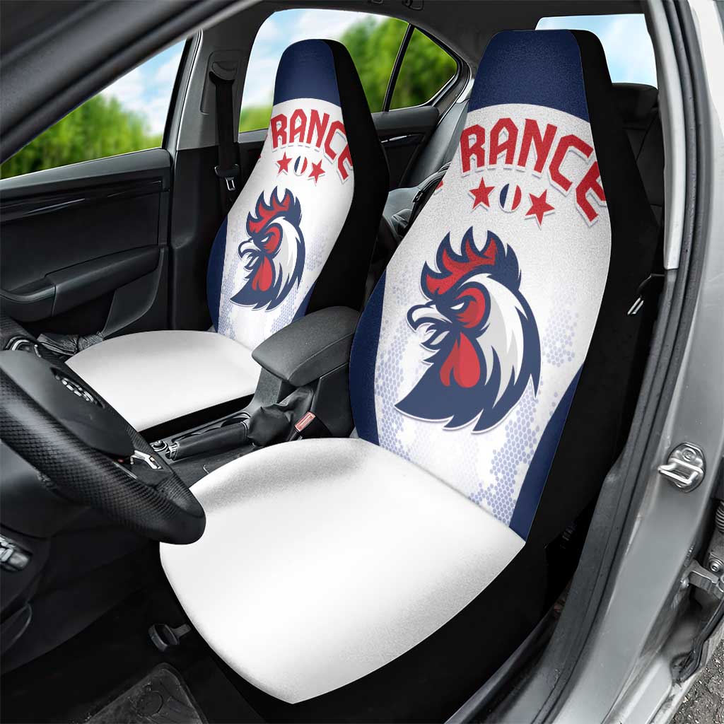 France 2024 Football Car Seat Cover Go Champions Les Bleus LT05 - Wonder Print Shop