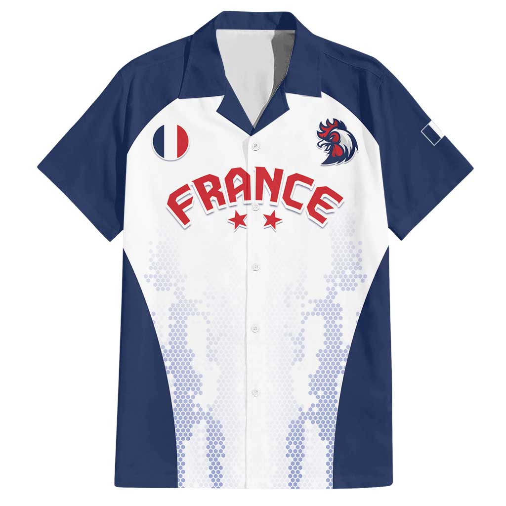 Custom France 2024 Football Family Matching Short Sleeve Bodycon Dress and Hawaiian Shirt Go Champions Les Bleus LT05 - Wonder Print Shop