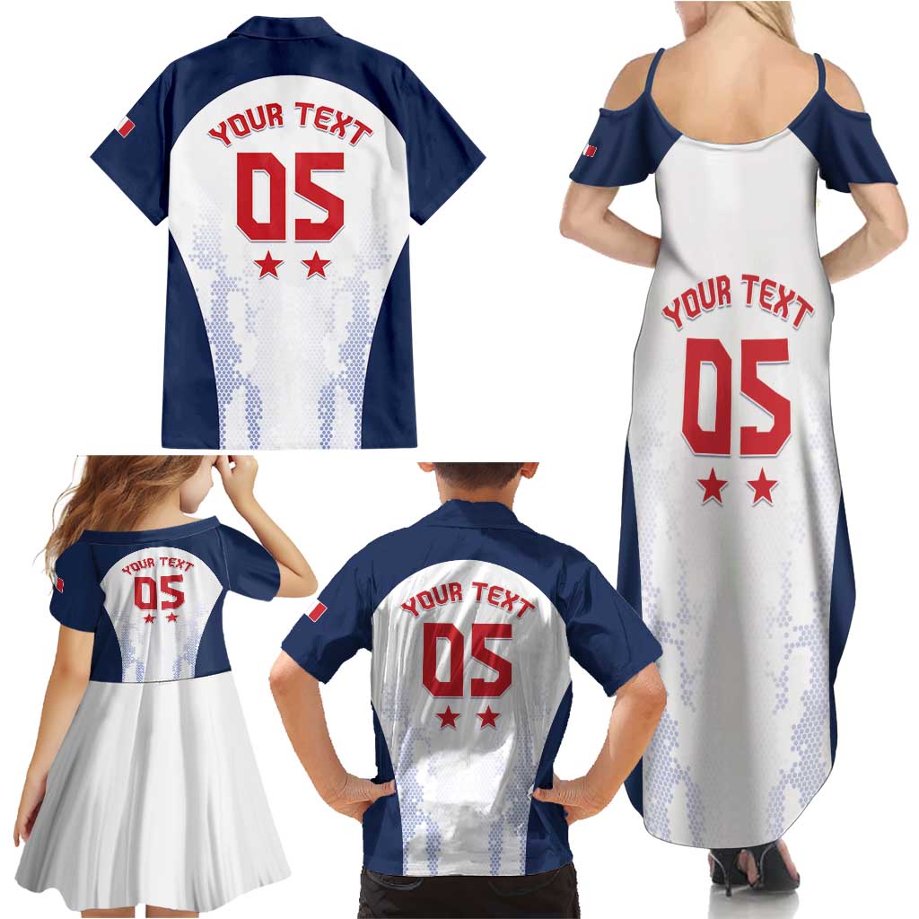 Custom France 2024 Football Family Matching Summer Maxi Dress and Hawaiian Shirt Go Champions Les Bleus LT05 - Wonder Print Shop