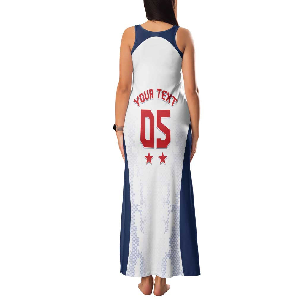 Custom France 2024 Football Family Matching Tank Maxi Dress and Hawaiian Shirt Go Champions Les Bleus LT05 - Wonder Print Shop
